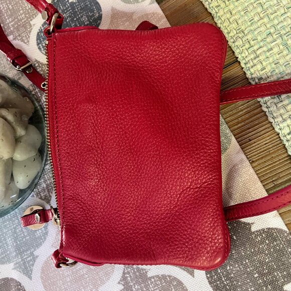 Marc by Marc Jacobs Crossbody – Bold Red Leather Mini | Edgy & Compact - Picture 6 of 10